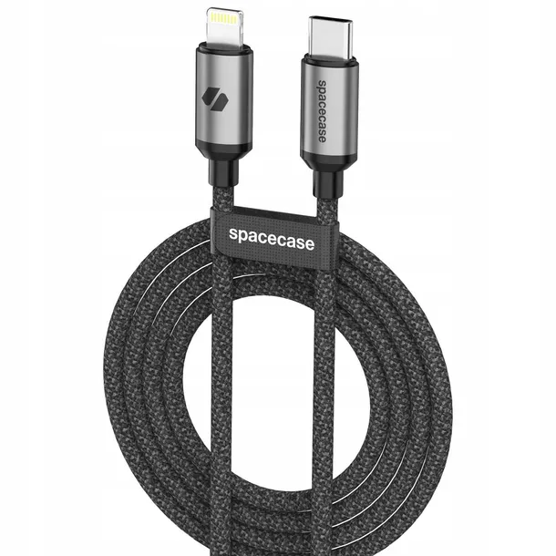 spacecase-usb-c-to-lightning-cable-1m-20w-cl05-kolor-czarny