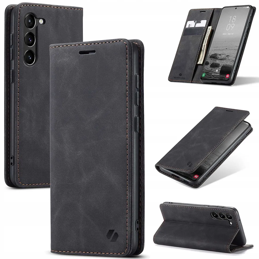 spacecase-wallet-galaxy-s23-black