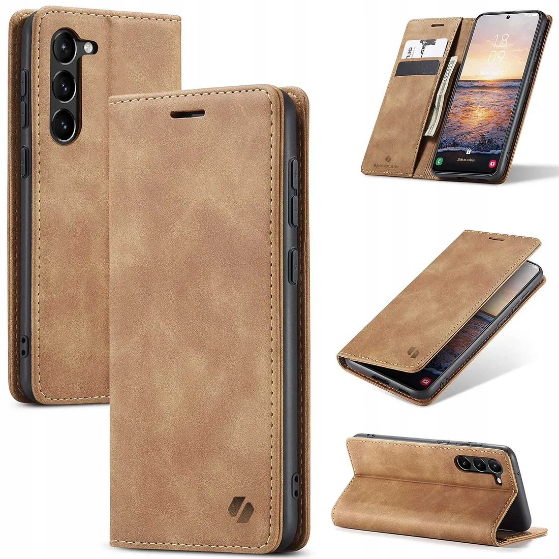 spacecase-wallet-galaxy-s23-light-brown