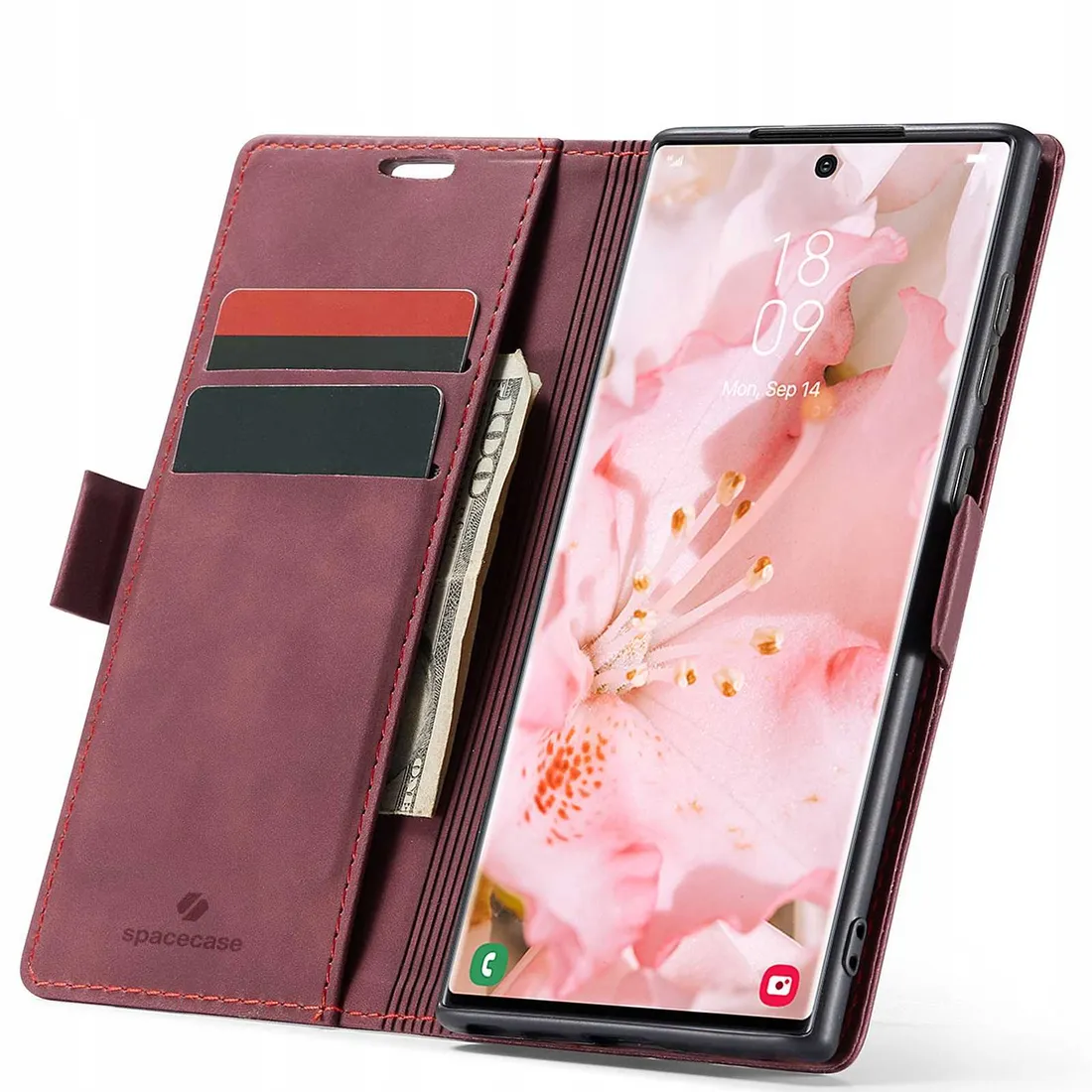 spacecase-wallet-galaxy-s22-ultra-red