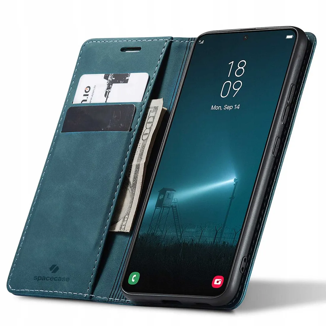 spacecase-wallet-galaxy-s22-blue