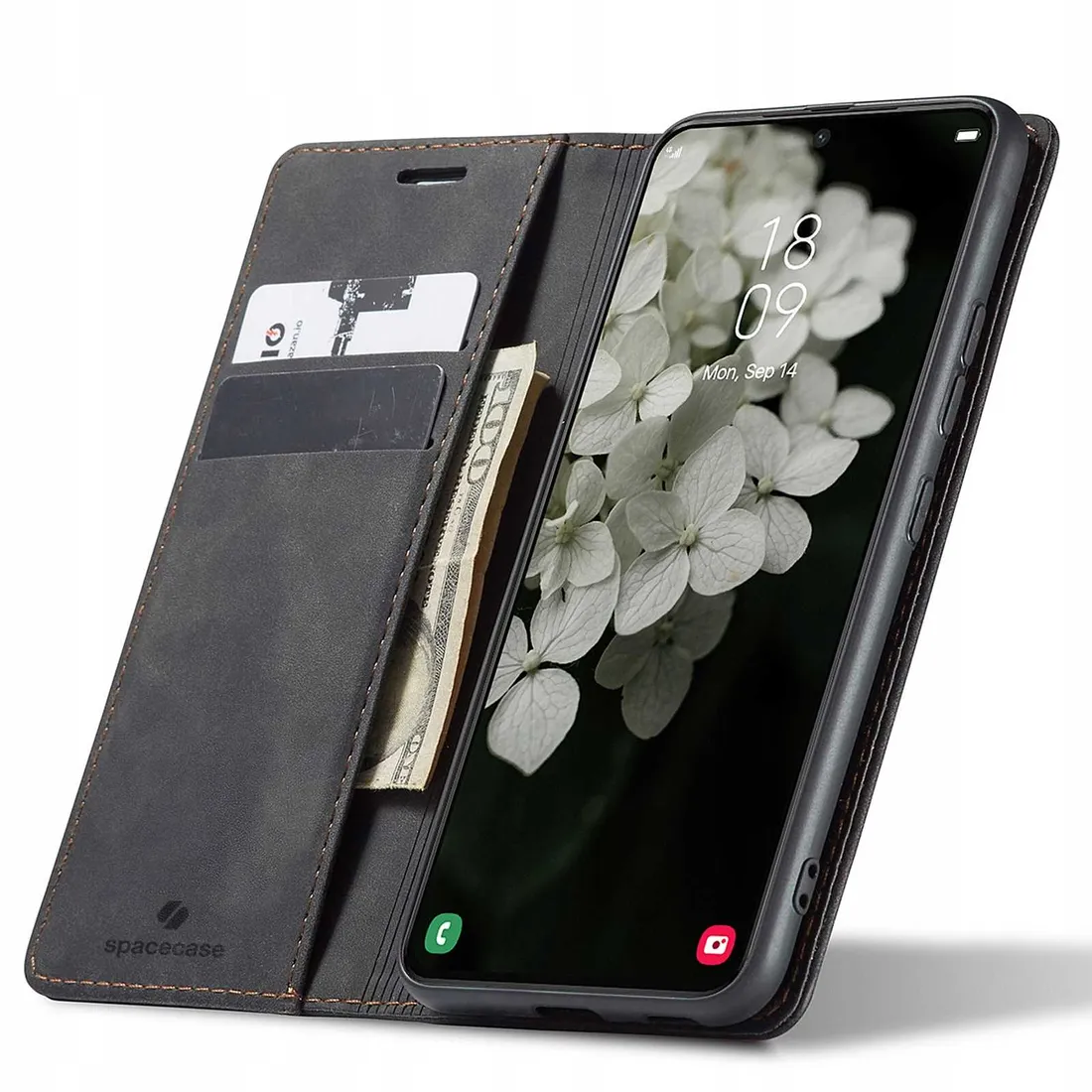 spacecase-wallet-galaxy-s22-black