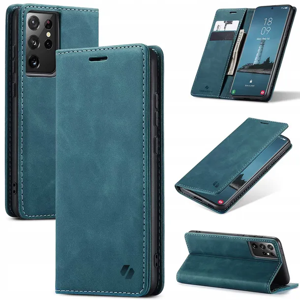 spacecase-wallet-galaxy-s21-ultra-blue-rozszerzenie-podstawka