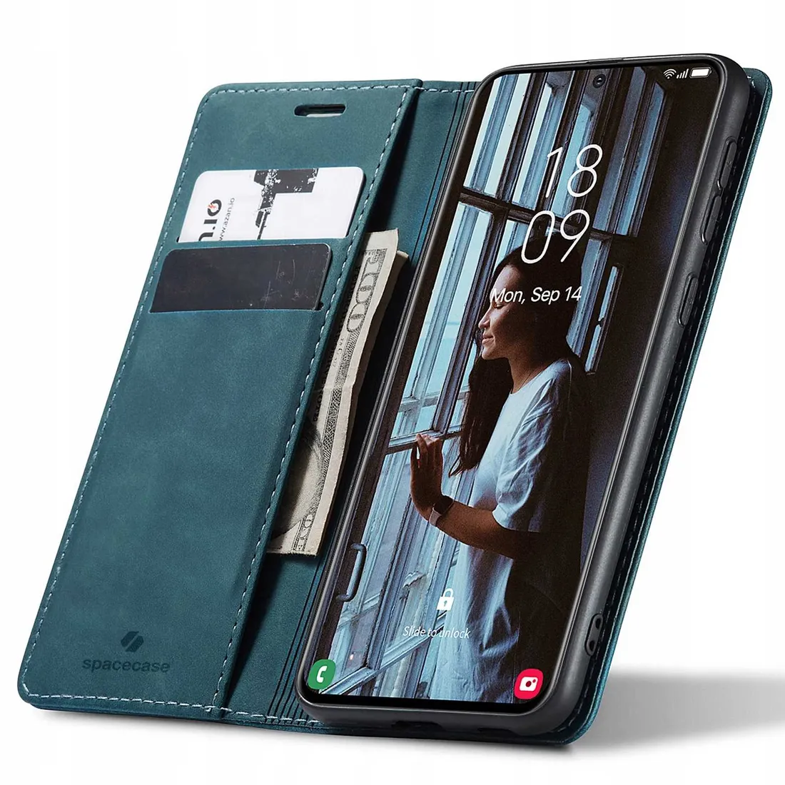 spacecase-wallet-galaxy-s21-blue
