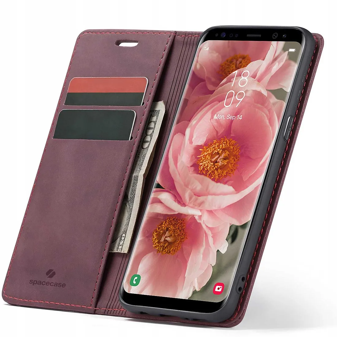 spacecase-wallet-galaxy-s20-red