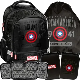 plecak-szkolny-kapitan-ameryka-do-1-klasy-dla-chlopaka-avengers-zestaw-3el