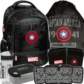 plecak-szkolny-kapitan-ameryka-do-1-klasy-dla-chlopaka-avengers-zestaw-5el