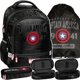 plecak-szkolny-kapitan-ameryka-do-1-klasy-dla-chlopaka-avengers-zestaw-3w1