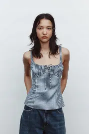 zara-elastyczny-top-w-kratke-vichy-r-l