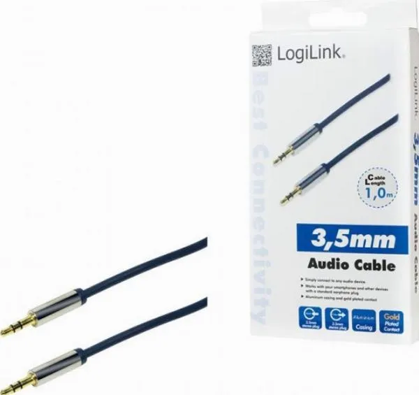 logilink-minijack-1-0m