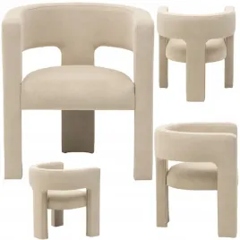 fotel-tapicerowany-wypoczynkowy-ozdobny-tkanina-easy-clean-3-nozki-bezowy