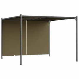 pergola-ogrodowa-ze-zwijanym-dachem-3x3-m-taupe-180-g-m