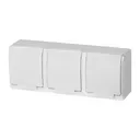 hermes-gniazgo-natynkowe-potrojne-3x2p-z-ip44-biale-0323-02