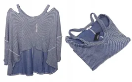 sweter-damski-poncho-niebieskie-rozmiar-l-ardene