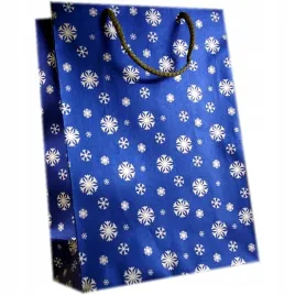 swiateczna-torebka-papierowa-l-32x23-cm-niebieska-perlowa-z-platkami