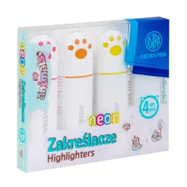 zakreslacze-z-uszkami-animals-4kol-neonowe-astrapen-hit
