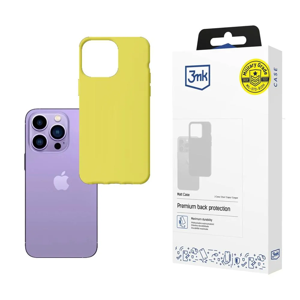 etui-matowe-na-iphone-14-pro-3mk-matt-case-lime