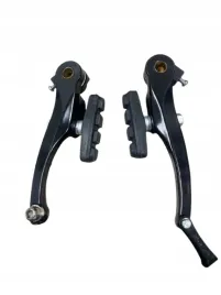 hamulce-rowerowe-v-brake-czarne-z-linka-dzwigna-przod-i-tyl-mocne