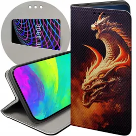 etui-z-klapka-do-xiaomi-redmi-note-14-4g-wzory-smoki-dragon-taniec-smokow