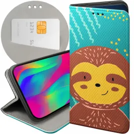 etui-do-xiaomi-redmi-note-14-4g-wzory-leniwiec-smieszne-wewnetrzne-zwierze