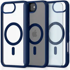 etui-do-apple-iphone-16e-do-magsafe-przezroczyste-granatowe-szklo-9h