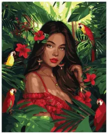 malowanie-po-numerach-tropikalna-ksiezniczka