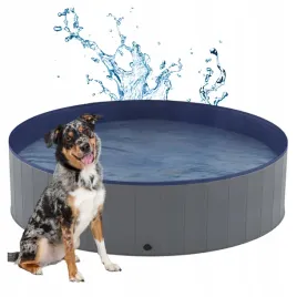 duzy-basen-dla-psa-160x30cm-szary-skladany-rozporowy-wytrzymaly-antyposlizg