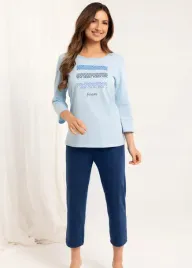 pizama-regina-damska-709-niebieski-xxl-44-niebieski