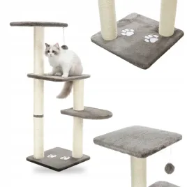 drapak-dla-kota-z-platformami-pilka-na-sznurku-stojacy-trixie-altea-117cm