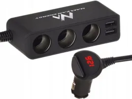 rozdzielacz-zapalniczki-ladowarka-2x-usb-woltomierz-mce117