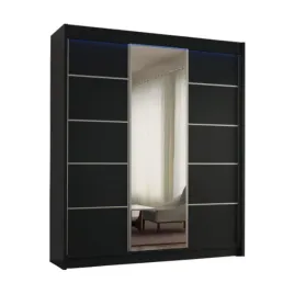 pojemna-szafa-przesuwna-z-lustrem-i-szprosami-czarna-180-cm