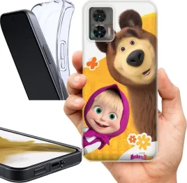 etui-na-motorola-edge-30-neo-wzory-masza-i-niedzwiedz