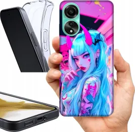 etui-na-oppo-a78-4g-wzory-neon-girl-anime