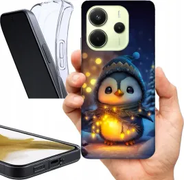 etui-na-xiaomi-redmi-note-14-4g-wzory-zimowe-zwierzeta
