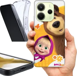 etui-na-xiaomi-redmi-note-14-4g-wzory-masza-i-niedzwiedz