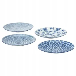 ikea-entusiasm-talerzyk-z-niebieskim-wzorem-4-szt