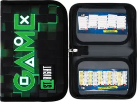 st-right-szkolny-piornik-dwuklapkowy-rozkladany-green-game-gamer