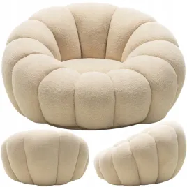 fotel-wypoczynkowy-z-obrotowa-podstawa-bezowy-boucle-zaokraglone-ksztalty