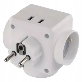 rozgaleznik-potrojny-x3-2-usb-bialy-p0024u