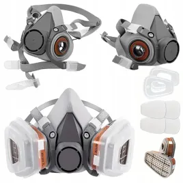1x-maska-lakiernicza-polmaska-ochronna-przeciwpylowa-zestaw-filtry-wklady