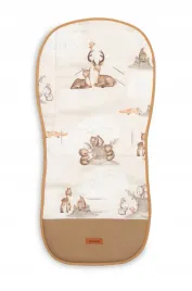 sensillo-wkladka-muslin-do-wozka-zagajnik-brazowy-80x40cm