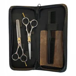 michel-philippe-zestaw-nozyczki-degazowki-fryzjerskie-55-silver-gold