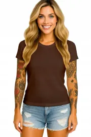 t-shirt-damski-koszulka-damska-bawelniana-na-co-dzien-xxl-czekoladowa