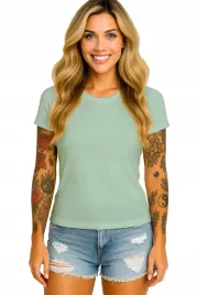 t-shirt-damski-koszulka-damska-bawelniana-na-co-dzien-s-mietowa