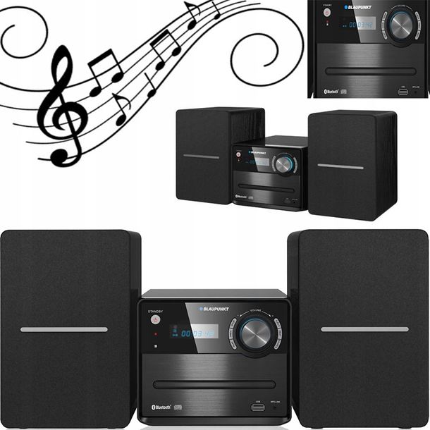 ﻿Mikrowieża Blaupunkt CD ODTWARZACZ RADIO MS13BT