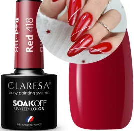 claresa-lakier-hybrydowy-red-418-ciemna-czerwien-uv-led