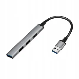 logilink-hub-usb-3-0-4-portowy-skorzany-aluminium-1x-usb-3-0-3x-usb-2-0