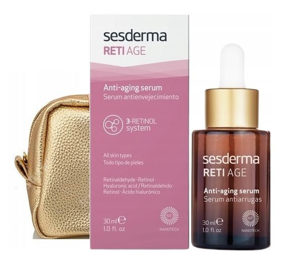 SESDERMA RETI AGE serum liposomowe do twarzy 30ml + GRATIS KOSMETYCZKA