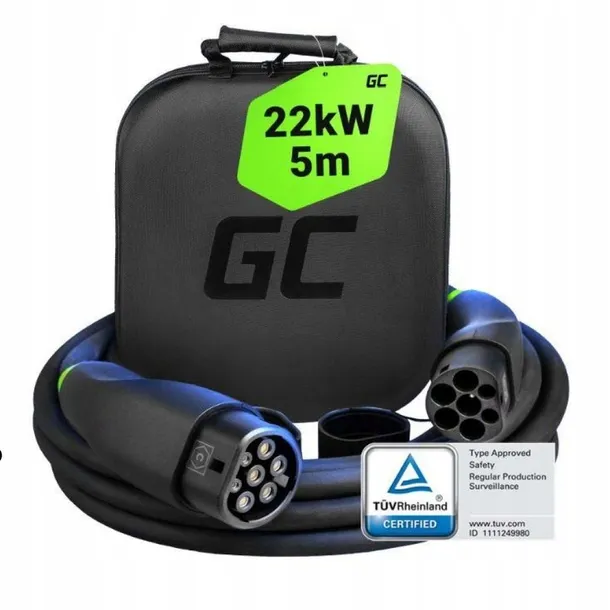 green-cell-snap-kabel-typ-2-22kw-5m-do-ev-phev-marka-green-cell-typ-prosty