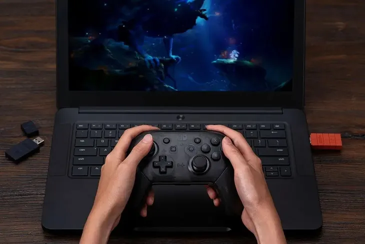 adapter-bluetooth-8bitdo-ret00311-brazowy-waga-z-opakowaniem-0-021-kg-kod-producenta-6922621502975